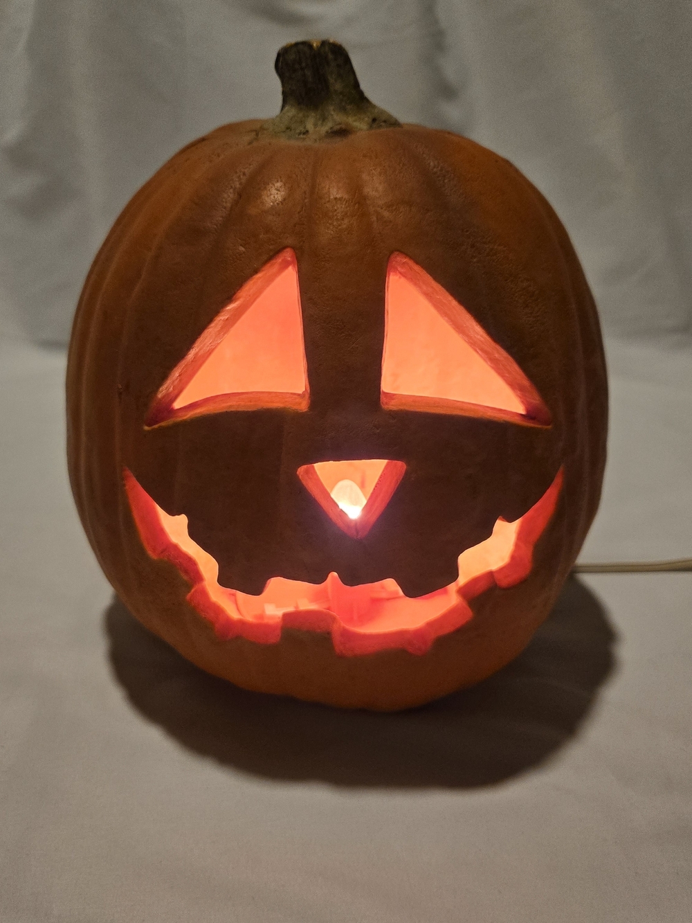 Vintage Halloween Jack-O-Lantern Trendmasters Light Up Plastic Decor 1993